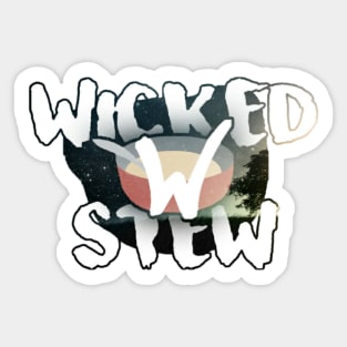 Classic Wicked Stew Logo Cosmic Sticker